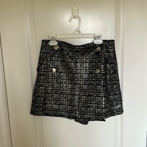Zara metallic skort NEW WITH TAGS